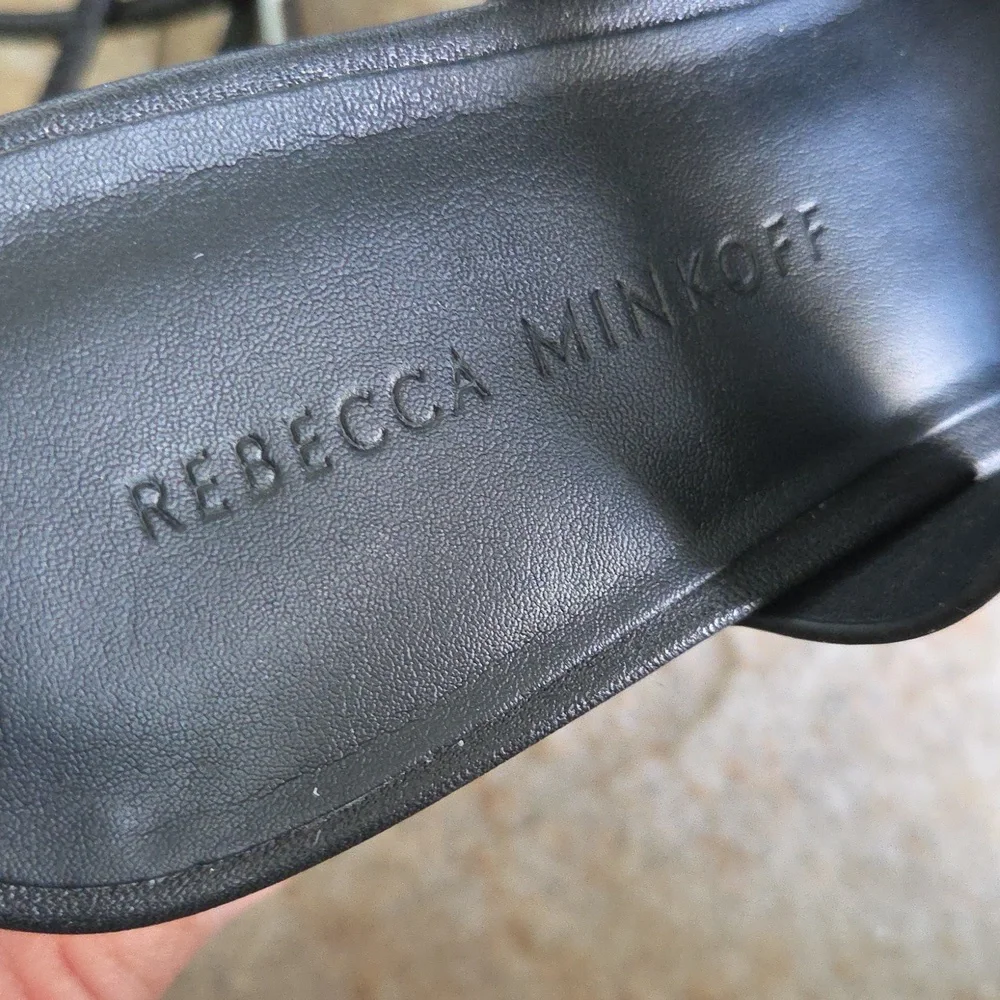 Rebecca Minkoff Black Wedge Iven  Sandals